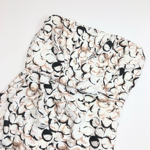 - BCBGeneration y2k 2000's Black White Pink Dress polka dots - Picture 3 of 6